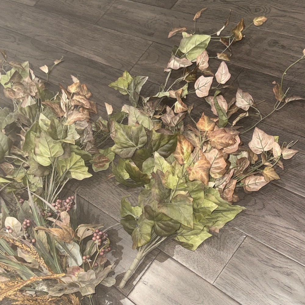Artificial Green and Brown Leaf branches